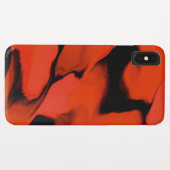 黒と赤の波 Case-Mate iPhoneケース (裏面(横))