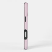 黒と赤の羽のマスク iPhoneケース (右側面)