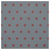 黒と赤の航海の星パターン石板グレー ファブリック (見本)