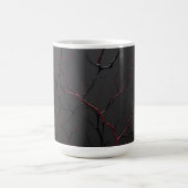 黒と赤の血管 コーヒーマグカップ (中央)