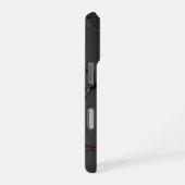 黒と赤の静脈 iPhoneケース (右側面)