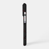 黒と赤の静脈 iPhoneケース (左側面)