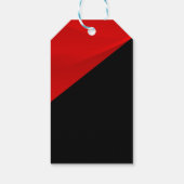 黒と赤結婚の ギフトタグ (裏面)