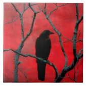 黒と赤 タイル (正面)