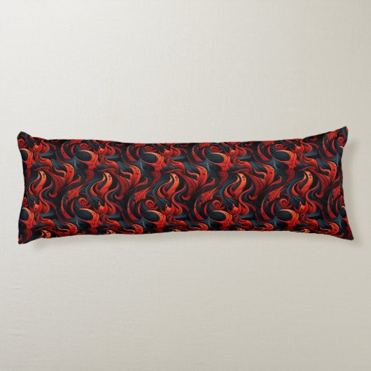 黒と赤 ボディピロー (裏面)