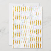 黒と金のお誕生日おめでとう　６０歳の誕生日　ブラックアンドゴールドのテーマ　招待状 招待状 (裏面)