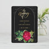 黒と金のエレガンス、赤いバラ セーブザデート (スタンド正面)