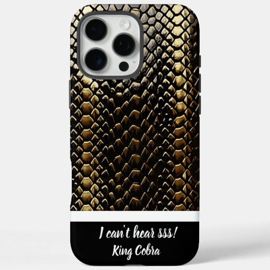 黒と金のヘビの模様を学ぶ Case-Mate iPhoneケース (裏面)