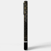 黒と金のヘビ模様 Case-Mate iPhoneケース (裏面 / 左)