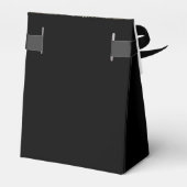 黒と金のレースのギフトボックス フェイバーボックス (裏面サイド)