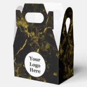 黒と金の大理石 フェイバーボックス (オープン)