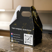 黒と金の大理石 フェイバーボックス