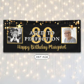 黒と金の星 80歳の誕生日を迎えて 横断幕
