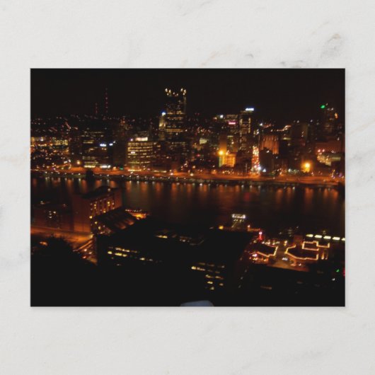黒と金の街 ポストカード (正面)