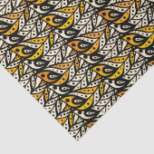 黒と金ゴールドお洒落の羽毛模様 薄葉紙 (詳細)