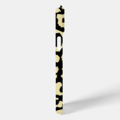 黒と金ゴールドのアニマルプリントパターン Case-Mate iPhoneケース (裏面 / 右)