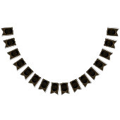 黒と金ゴールドのアールデコフ結婚ァン花の花束 バンティングフラッグ (全)