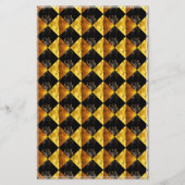 黒と金ゴールドのアールデコロームバスフライヤー チラシ (裏面)