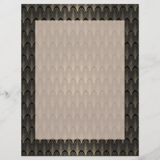 黒と金ゴールドのアールデコ