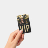 黒と金ゴールドのカスタマイズ可能なVIPすべてのアクセスバッジ バッジ (手持ち)