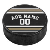 黒と金ゴールドのスポーツジャージーの名前 – CAN EDIT Color アイスホッケーパック (3/4)