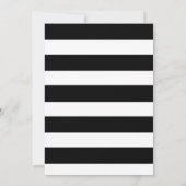 黒と金ゴールドのブライダルシャワー招待状 招待状 (裏面)