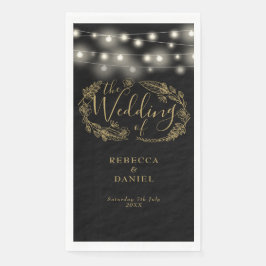 黒と金ゴールドのライトフローラ