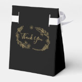 黒と金ゴールドのライトフローラ フェイバーボックス (裏面サイド)