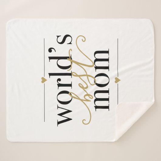黒と金ゴールドの世界最高ののママエレガント シェルパブランケット (正面(横))