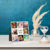 黒と金ゴールドの世界最高のママー8 Photo Collage フォトプラーク (インサイチュ)