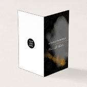 黒と金ゴールドの名刺 名刺 (外部)