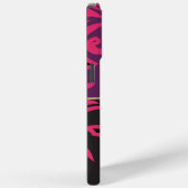 黒と金ゴールドの天星パターン Case-Mate iPhoneケース (裏面 / 右)