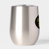 黒と金ゴールドの学校の色のクラス年 (正面)