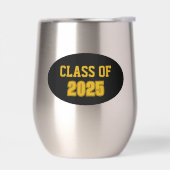 黒と金ゴールドの学校の色のクラス年 (左面)