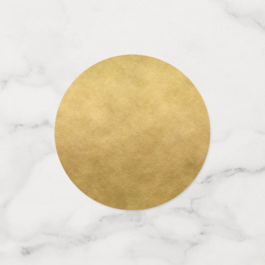 黒と金ゴールドの年時計 コンフェッティ (スモール正面)