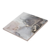 黒と金ゴールドの床タイル灰色の白 タイル (側面)