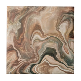 黒と金ゴールドの床タイル タイル