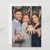 黒と金ゴールドの応援から新年へ2024年写真 シーズンカード (裏面)