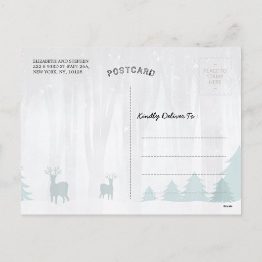 黒と金ゴールドの応援新年のスクリプトのグリーティングフォト シーズンポストカード (裏面)