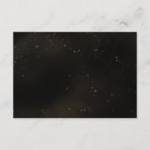 黒と金ゴールドの月と後結婚ろ エンクロージャーカード (裏面)