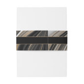 黒と金ゴールドの結婚大理石 招待状ベリーバンド (裏面例)