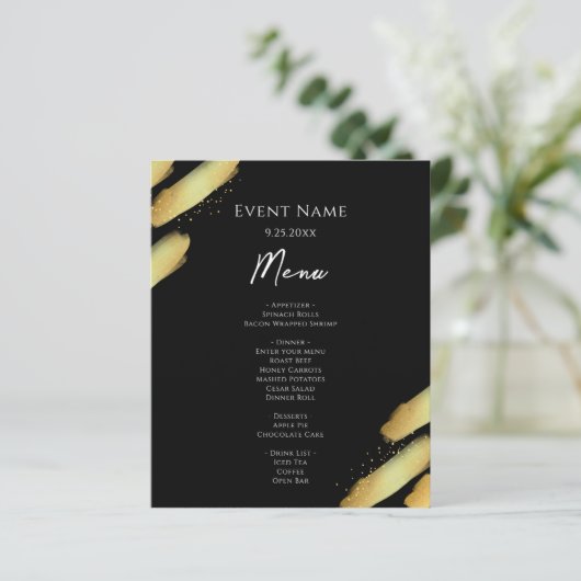 黒と金ゴールドの絵を描予算イベント (スタンド正面)