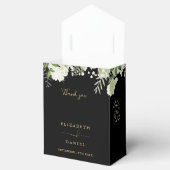 黒と金ゴールドの緑のストリングラ結婚イト フェイバーボックス (オープン)