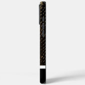 黒と金ゴールドの蛇紋様の研究 Case-Mate iPhoneケース (裏面 / 左)