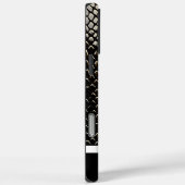 黒と金ゴールドの蛇紋様の研究 Case-Mate iPhoneケース (裏面 / 右)