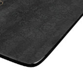黒と金ゴールドの装飾 カッティングボード (角)