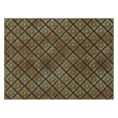 黒と金ゴールドの装飾 テーブルクロス (正面(横))