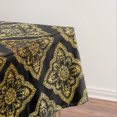 黒と金ゴールドの装飾 テーブルクロス (インサイチュ)