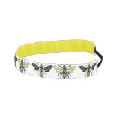 黒と金ゴールドの鉢巻 アスレチックヘッドバンド (右)