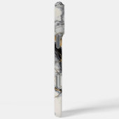 黒と金ゴールドの電話ケース大理石デザイン Case-Mate iPhoneケース (裏面 / 右)